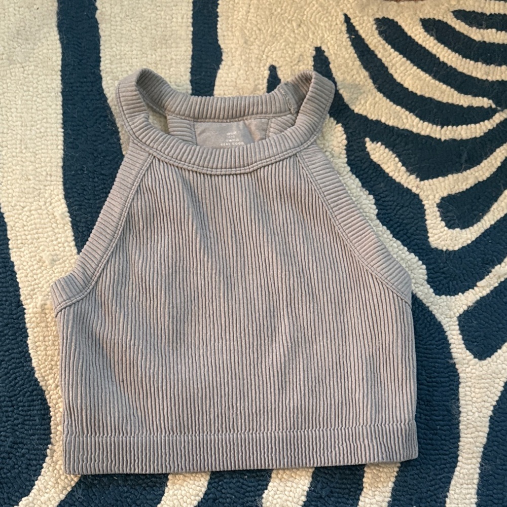 Aerie ribbed bra top